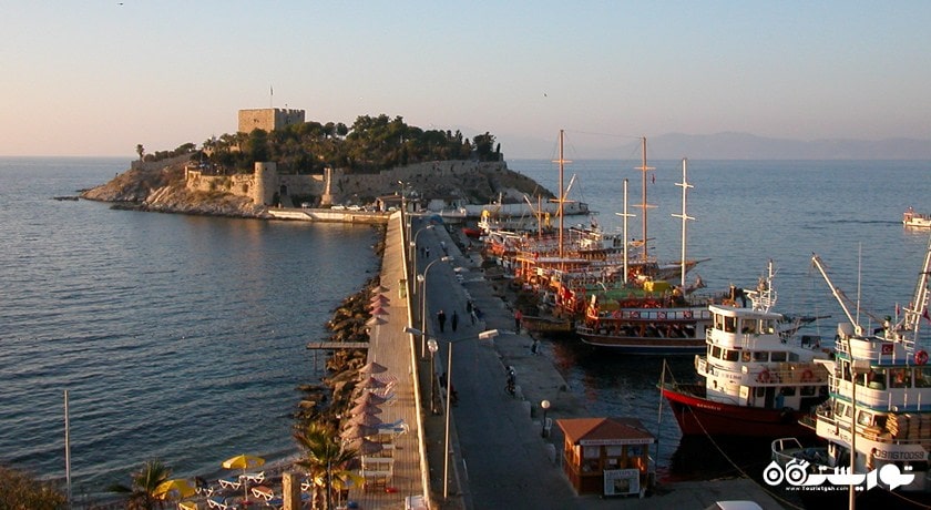  قلعه کوش آداسی شهر ترکیه کشور کوش آداسی